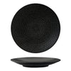 Luzerne ZEN ROUND COUPE PLATE-310mm Ø BLACK SWIRL (x3)