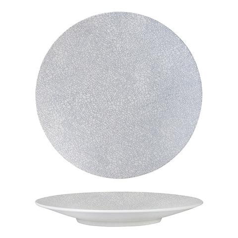 Luzerne ZEN ROUND COUPE PLATE-310mm Ø GREY WEB (x3)