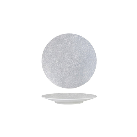 Luzerne ZEN ROUND COUPE PLATE-155mm Ø GREY WEB (x6)