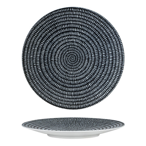 Luzerne ZEN ROUND COUPE PLATE-310mm Ø STORM (x3)