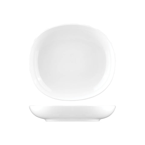 Sango ORA FLAT BOWL-260x230mm WHITE (x6)