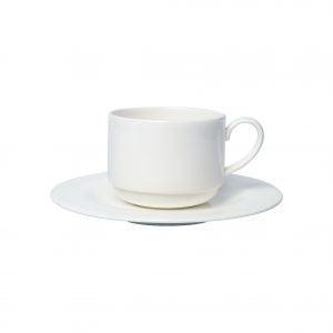 Royal Bone China ASCOT COFFEE CUP-STACKABLE 200ml (N2971) (INDENT) (Box of 48)