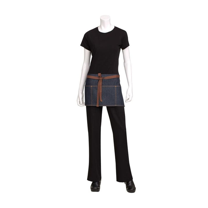 Memphis Indigo Blue Waist Apron-Auscaterquip