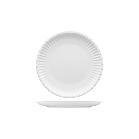 Fortessa FOOD TRUCK PAPER (LOOK) PLATE-203mm Ø WHITE (x4)