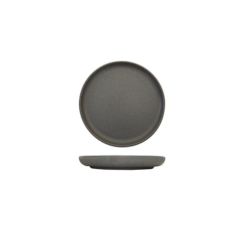 Eclipse UNO ROUND PLATE - 175mm Ø  DARK GREY (x6)