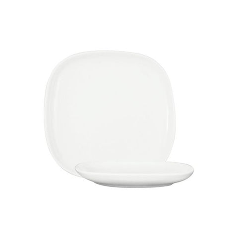 Ryner Tableware  SQUARE COUPE PLATE-250mm WHITE (x12)