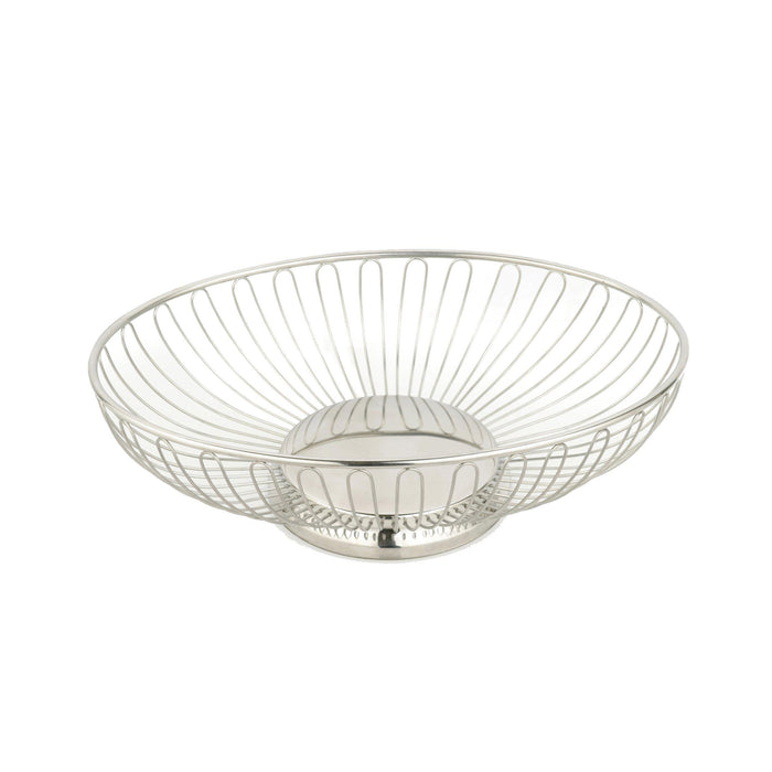 OVAL BASKET 200x145x65mm WIRE 18/10-Auscaterquip