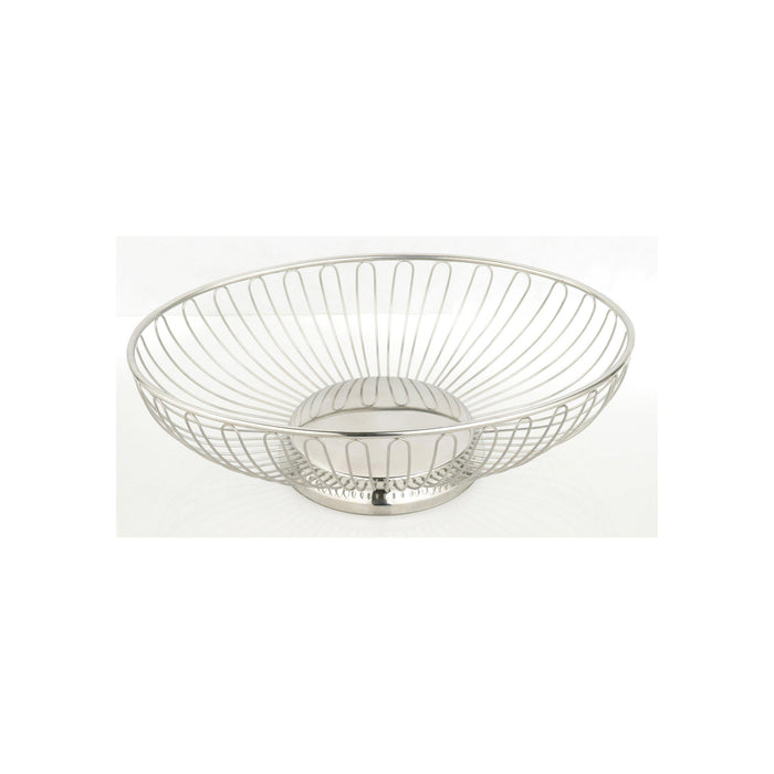 OVAL BASKET 275x220x85mm WIRE 18/10-Auscaterquip