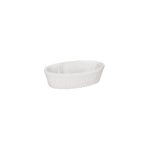 Trenton  BASICS OVAL BAKER-150x40mm WHITE (x12)