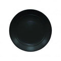 Rene Ozorio RIMMED ROUND PLATE-240mm AURA MATT BLACK (311074) EA