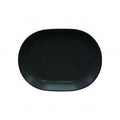 Rene Ozorio RIMMED OVAL PLATTER-207mm AURA MATT BLACK (994820) EA