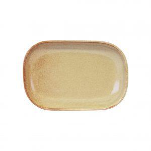 Tablekraft ARTISTICA RECTANGULAR PLATE COUPE 240x160x25mm FLAME EA
