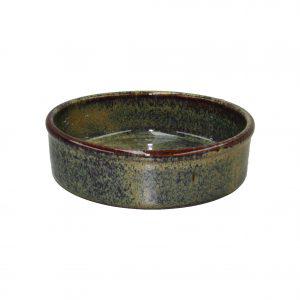 Tablekraft ARTISTICA ROUND DISH/TAPAS 140x45mm REACTIVE BROWN EA