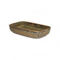 Tablekraft ARTISTICA RECTANGULAR DISH 170x105x40mm REACTIVE BROWN EA