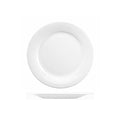 Art De Cuisine MENU ROUND MID RIM PLATE-228mm Ø WHITE (x6)