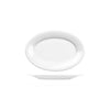 Art De Cuisine MENU OVAL WIDE RIM PLATE-254mm WHITE (x6)