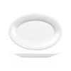 Art De Cuisine MENU OVAL WIDE RIM PLATE-305mm WHITE (x6)