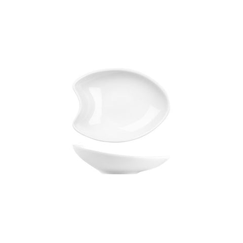 Art De Cuisine MENU BITE SIZE PLATE-160x130x45mm  WHITE (x6)