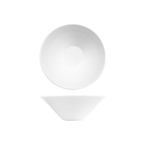 Art De Cuisine MENU ROUND FLARED BOWL-230mm Ø WHITE (x6)
