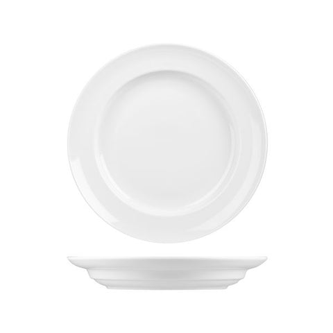 Art De Cuisine FUTURE CARE ROUND FOOTED BASE PLATE-260mm Ø WHITE (x6)