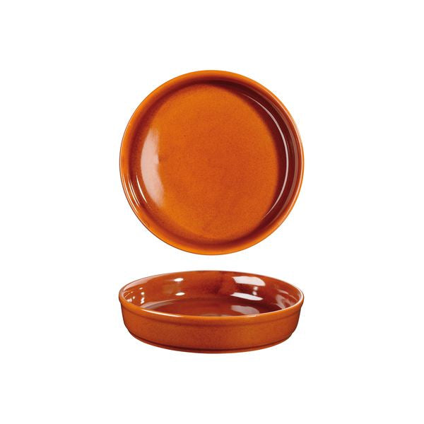 Art De Cuisine RUSTICS TAPAS/MEZZE DISH-170mm Ø | 400ml BROWN TERRA (DISCONTINUED))