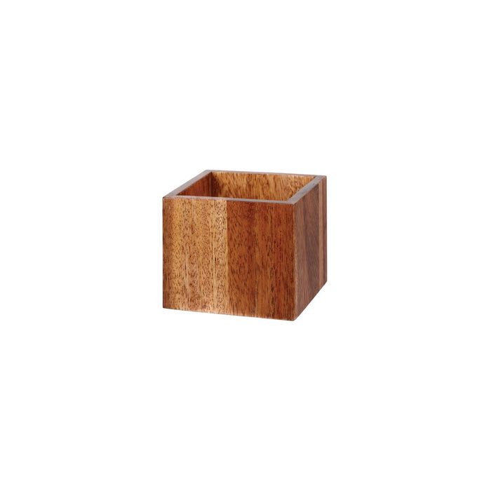 Art De Cuisine WOOD BUFFET CUBE-150x150x150mm BROWN ACACIA (Each)