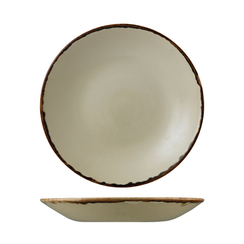 Dudson HARVEST DEEP COUPE PLATE-281mm Ø LINEN (x12)