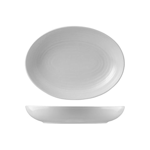 Dudson EVO DEEP OVAL BOWL-267x197mm PEARL (x6)