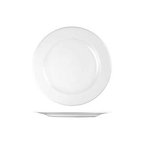 Churchill PROFILE ROUND WIDE RIM PLATE-261mm Ø WHITE (x12)