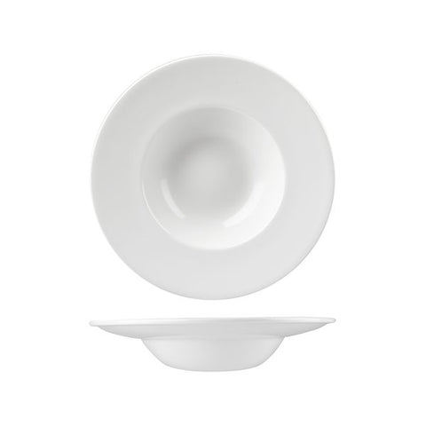 Churchill PROFILE ROUND WIDE RIM BOWL-280mm Ø | 468ml WHITE (x12)