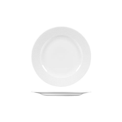 Churchill ISLA ROUND WIDE RIM PLATE-230mm Ø WHITE (x12)