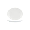 Churchill ORBIT OVAL COUPE PLATE-197x160mm  WHITE (x12)