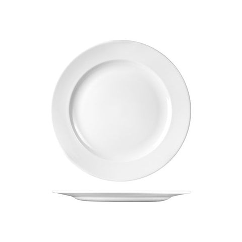 Churchill CLASSIC ROUND WIDE RIM PLATE-280mm Ø WHITE (x12)