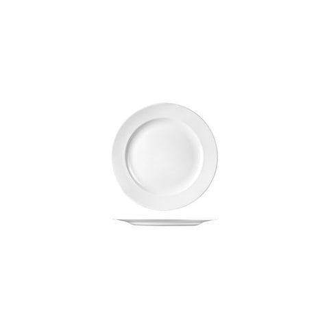 Churchill CLASSIC ROUND WIDE RIM PLATE-165mm Ø WHITE (x24)