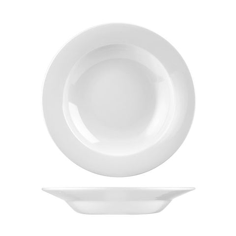 Churchill CLASSIC ROUND WIDE RIM PASTA BOWL-300mm Ø  | 720ml  WHITE (x12)