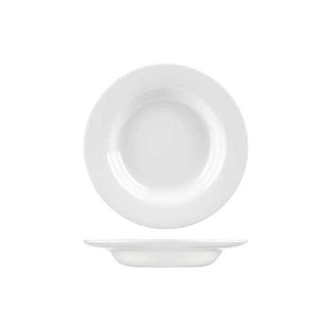 Churchill CLASSIC ROUND WIDE RIM PASTA BOWL-230mm Ø  | 325ml  WHITE (x24)