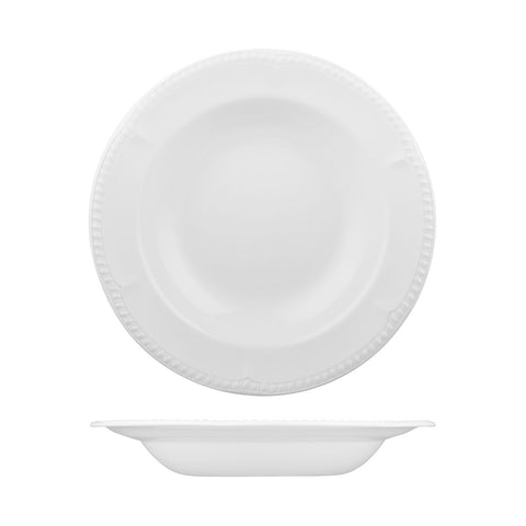 Churchill BUCKINGHAM ROUND WIDE RIM PASTA PLATE-280mm Ø | 625mm WHITE (x12)