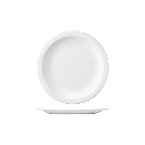 Churchill NOVA ROUND NARROW RIM PLATE-230mm Ø WHITE (x24)