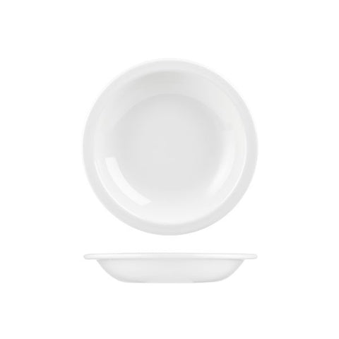 Churchill NOVA NARROW RIM SOUP PLATE/BOWL-210mm Ø | 490ml WHITE (x24)