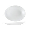 Churchill PROFILE ORB OVAL PLATE-290x227x38mm  WHITE (x12)