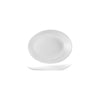 Churchill BAMBOO ORB OVAL PLATE-195x150x25mm  WHITE (x12)