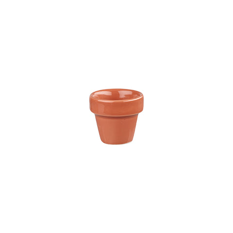 Churchill BIT ON THE SIDE PLANT POT-55mm Ø | 58mm H | 57ml  PAPRIKA (x12)