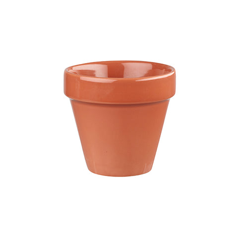 Churchill BIT ON THE SIDE PLANT POT-104mm Ø | 109mm  H| 483ml  PAPRIKA (x6)