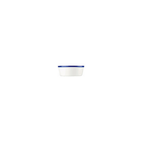 Churchill RETRO BLUE RAMEKIN-70mm Ø | 90ml  WHITE W/BLUE LINE (x24)