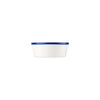 Churchill RETRO BLUE PIE DISH-135mm Ø | 500ml  WHITE W/BLUE LINE (x12)