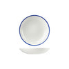 Churchill RETRO BLUE ROUND COUPE BOWL-182mm Ø | 426ml WHITE W/BLUE LINE (x12)