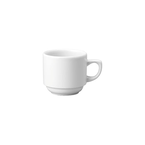 Churchill HOLLOWARE STACKABLE TEA CUP-196ml  WHITE (x24)