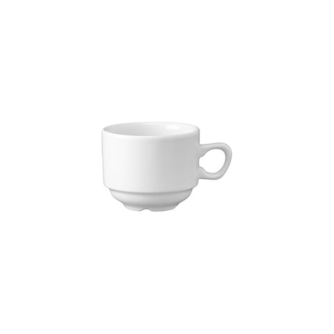 Churchill HOLLOWARE STACKABLE TEA CUP-210ml WHITE (x24)