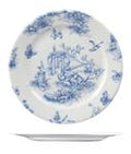 Churchill VINTAGE PRINTS ROUND PLATE-215mm Ø PRAGUE TOILE (x6)