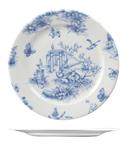 Churchill VINTAGE PRINTS ROUND PLATE-215mm Ø PRAGUE TOILE (x6)